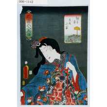 Utagawa Kunisada: 「名轟大入来満」「綱手車 常陸小萩」 - Waseda University Theatre Museum