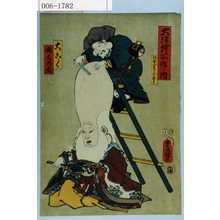 Utagawa Kunisada: 「大津絵所作ノ内」「げほうはしごずり」「大こく」「ふくろく」 - Waseda University Theatre Museum