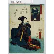 Utagawa Kunisada: 「国尽倭名誉 豊前」「一味斎娘おその」 - Waseda University Theatre Museum