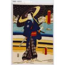 Utagawa Kunisada: 「時代世話当姿見」「白井権八」 - Waseda University Theatre Museum