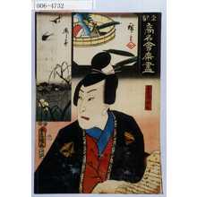 Utagawa Kunisada: 「東都高名会席尽」「名古屋山三」 - Waseda University Theatre Museum