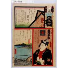 Utagawa Kunisada: 「江戸の花名勝会」「戸沢助六 市川団十郎」 - Waseda University Theatre Museum