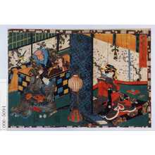 Utagawa Kunisada: 「其姿紫の写絵 二」 - Waseda University Theatre Museum