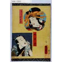 Utagawa Kunisada: 「けいせいあこや」「吃又平」 - Waseda University Theatre Museum