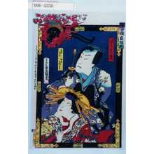 Utagawa Kunisada: 「当櫓看板揃」「浅間巴之丞 中むら福助」「遊君逢州 坂東三津五郎」 - Waseda University Theatre Museum