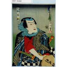Toyohara Kunichika: 「流行模様色の春染」「菱の市兵衛 芝翫」 - Waseda University Theatre Museum