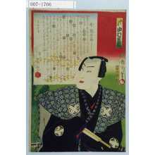 Toyohara Kunichika: 「五代目 中村芝翫」 - Waseda University Theatre Museum