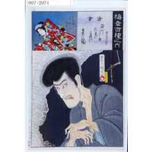 Toyohara Kunichika: 「梅幸百種之内」「清玄」「折琴姫 中村福助」 - Waseda University Theatre Museum