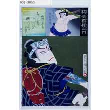 Toyohara Kunichika: 「梅幸百種之内」「め組の辰五郎」「四ツ車大八 中村芝翫」 - Waseda University Theatre Museum