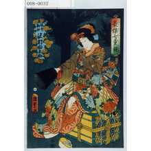 Utagawa Kunisada II: 「豪傑七党競」「梅色勘助 沢村田之助」 - Waseda University Theatre Museum
