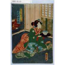 Utagawa Kunisada II: 「水仕女小萩 実はてる手姫 沢村田之助」 - Waseda University Theatre Museum
