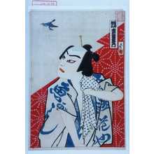 久麿による浮世絵「「髪結新三 市村羽左衛門」」