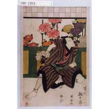 Utagawa Kuniyasu: 「[ ]市川鰕十郎」 - Waseda University Theatre Museum