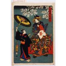 Utagawa Kunisada: 「意休揚巻助六」 - Waseda University Theatre Museum