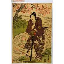 Utagawa Toyokuni I: 「久我之介 沢むら田之助」 - Waseda University Theatre Museum