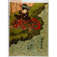 Utagawa Kunisada: 「ひな鳥 岩井紫若」 - Waseda University Theatre Museum