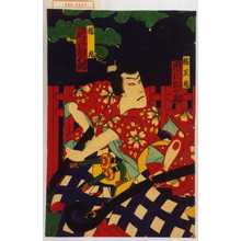 Utagawa Kunisada: 「梅王丸 市川団十郎」「桜丸 尾上菊五郎」 - Waseda University Theatre Museum