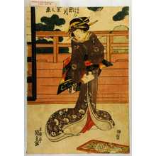 Japanischer Druck "「[]わのおまつ 瀬川菊之丞」" von Utagawa Kunisada, 歌川国貞 (国貞〈1〉)