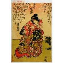 Utagawa Toyokuni I: 「岩井半四郎」 - Waseda University Theatre Museum