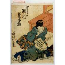 Utagawa Kunisada: 「女房さがみ 瀬川菊之丞」 - Waseda University Theatre Museum