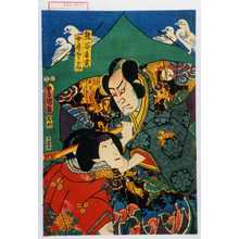 Utagawa Kunisada: 「熊谷直実」「女房さがみ」 - Waseda University Theatre Museum