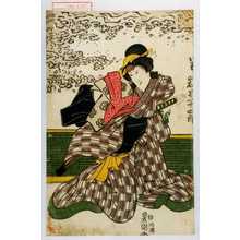 Utagawa Toyokuni I: 「お筆 岩井半四郎」 - Waseda University Theatre Museum