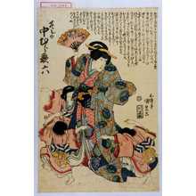 Utagawa Kunisada, 歌川国貞 (国貞〈1〉)による浮世絵「「花ぞの 中むら歌六」」