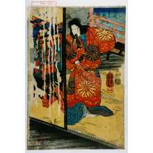 Utagawa Kuniyoshi: 「今様輝氏古寺之古図」 - Waseda University Theatre Museum