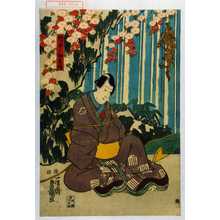 Utagawa Kunisada: 「狩野之助直信」 - Waseda University Theatre Museum