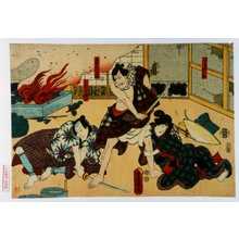 Utagawa Kunisada: 「孫七女房およね」「立場の太平次」「小あげ孫七」 - Waseda University Theatre Museum