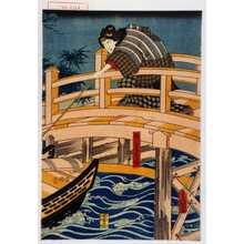 Utagawa Toyokuni III, 歌川豊国〈3〉 (豊国〈3〉)による浮世絵「「権六女房おらち」」