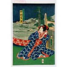 Utagawa Kunisada II: 「花の村千草 実ハ秋作 中村芝翫」 - Waseda University Theatre Museum