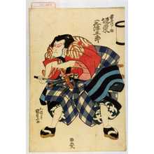 Utagawa Kunisada, 歌川国貞 (国貞〈1〉)による浮世絵「「雷鶴之助 坂東三津五郎」」