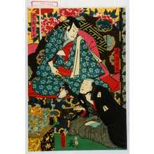 Utagawa Toyokuni III, 歌川豊国〈3〉 (豊国〈3〉)による浮世絵「「成駒金吾」「梁ヶ瀬帯刀」」