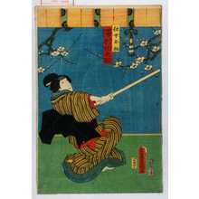 Utagawa Kunisada: 「召女お初 沢村田之助」 - Waseda University Theatre Museum