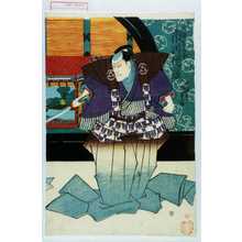 Utagawa Kunisada, 歌川国貞 (国貞〈1〉)による浮世絵「「三浦荒治郎 市川団蔵」」