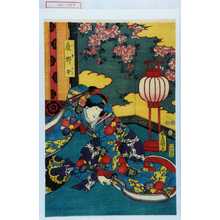 Utagawa Toyokuni III, 歌川豊国〈3〉 (豊国〈3〉)による浮世絵「「鹿野女」」