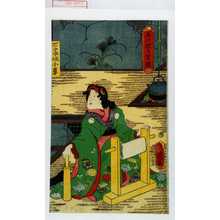 Utagawa Toyokuni III, 歌川豊国〈3〉 (豊国〈3〉)による浮世絵「「石の枕の昔語」「一ツ家娘小草」」