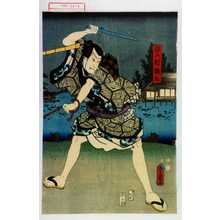 Utagawa Toyokuni III, 歌川豊国〈3〉 (豊国〈3〉)による浮世絵「「汐入村惣太」」