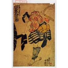 Utagawa Kunisada, 歌川国貞 (国貞〈1〉)による浮世絵「「きぬ川与右衛門 坂東三津五郎」」