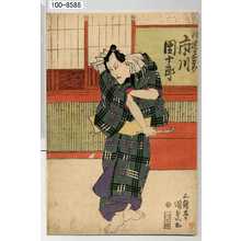 Utagawa Kunisada, 歌川国貞 (国貞〈1〉)创作的日本版画《「伊達の与右衛門 市川団十郎」》