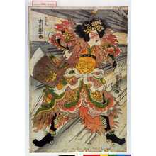 Utagawa Kunisada, 歌川国貞 (国貞〈1〉)による浮世絵「「らいしん 市川団十郎」」