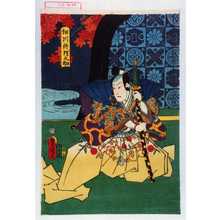 Utagawa Toyokuni III, 歌川豊国〈3〉 (豊国〈3〉)による浮世絵「「細川修理之助」」