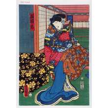 Utagawa Toyokuni III, 歌川豊国〈3〉 (豊国〈3〉)による浮世絵「「経題尼」」