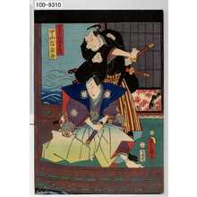 Utagawa Toyokuni III, 歌川豊国〈3〉 (豊国〈3〉)创作的日本版画《「筒木弥惣兵衛」「中山弥市郎」》