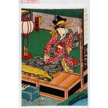 Utagawa Toyokuni III, 歌川豊国〈3〉 (豊国〈3〉)による浮世絵「「かつらき 沢村田之助」」