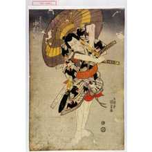 Utagawa Kunisada, 歌川国貞 (国貞〈1〉)による浮世絵「「名古屋山三 中村芝翫」」