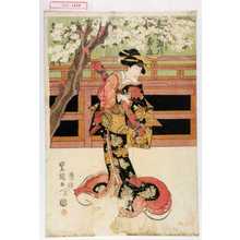 Utagawa Toyokuni I: 「かつらき 瀬川菊之丞」 - Waseda University Theatre Museum