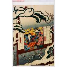 Utagawa Toyokuni III, 歌川豊国〈3〉 (豊国〈3〉)による浮世絵「「いてふの前」「梅津嘉門」」