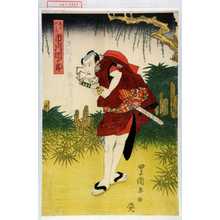 Utagawa Toyokuni I: 「梅の由兵衛 市川団十郎」 - Waseda University Theatre Museum